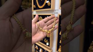 ✨😍Wow latest light weight gold necklace design only 10 grams necklace viralvideo jewellerydesigns [upl. by Atima738]