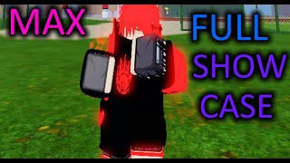 MAX NARUMAKIRUBY FULL SHOWCASE SHINDO LIFE  ROBLOX [upl. by Chessy]