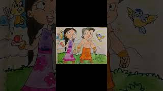 Chhota bheem cartoon character posterposterart [upl. by Amees160]