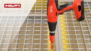 HOW TO attach gratings to steel with different Hilti direct fastening methods [upl. by Simeon536]