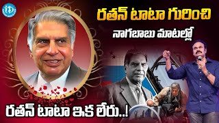 Naga Babu About Ratan Tata Trending News Updates  iDream Warangal [upl. by Caia]