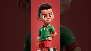 mini ronaldo ronaldo anime ai viralshorts viralvideo shorts shortvideo [upl. by Adim]