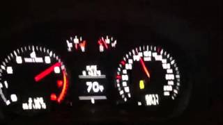 Audi A3 Quattro 20T  0100 Acceleration with Launch Control Unitronic Stage 2 [upl. by Rey]