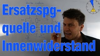 Ersatzspannungsquelle und Innenwiderstand berechnen an einem Beispiel ET5M [upl. by Sone707]