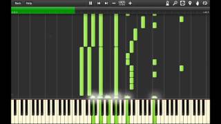 Synthesia  Hyouka 氷菓  Mikansei Stride 未完成ストライド  Opening 2  Piano Tutorial [upl. by Atirb656]