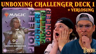 MTG Pioneer Challenger Deck Opening deutsch  OrzhovMenschen  Magic the Gathering Unboxing Trader [upl. by Neehcas147]