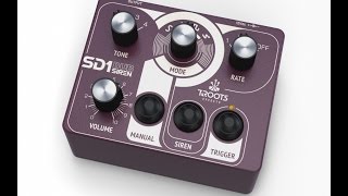 Troots Effects  SD1 Dub Siren  2016 New model [upl. by Aihsenal928]