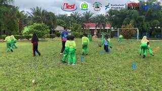 KOMBINASI GERAK LOKOMOTOR LARI dan LOMPAT KELAS 2  SDS TUNAS AGRO  FASE A  KELAS 2 [upl. by Darlleen]