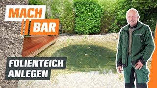 Folienteich anlegen amp bepflanzen  OBI [upl. by Gearard833]