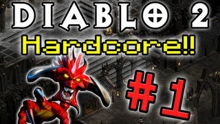 Diablo 2 HC  Part 1 Ft RubberRoss Paul and TheCompletionist [upl. by Marlo]