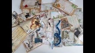 TUCKS TAGS amp EMBELLISHMENTS  JUNK JOURNALS [upl. by Saunders980]