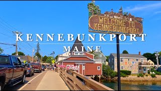 Downtown Kennebunkport Scenic Walk  Kennebunkport Maine  4k Walking Tour with Binaural 🎧 [upl. by Iow]