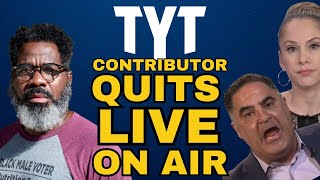 TYT Anchor Quits Live on Air [upl. by Nhoj]