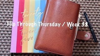 Flip Through Thursday  Week 38  September 2024  Pink Planner Girl [upl. by Moshell807]