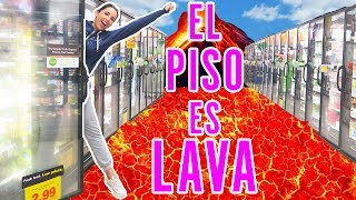 RETO EL SUELO ES LAVA  FLOOR IS LAVA CHALLENGE  Mariale [upl. by Frydman]