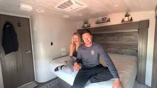 Custom RV Mattress Testimonial from a Van Life Couple [upl. by Ireg]