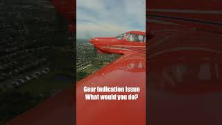 Gear Indicator Issue • What would you do pilotstuff flightschool aviation professionalpilot [upl. by Fontes]