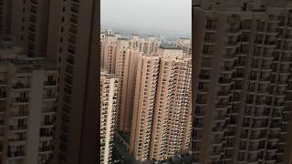 Drone view of Noida high rise buildings  noida greaternoida highrise highrisebuildings [upl. by Dreda]