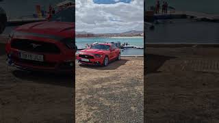 Fuerteventura costa caleta de fuste harbour car show Fuerteventura shelby corvette [upl. by Covell334]