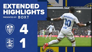 Extended highlights  Leeds United 41 Huddersfield Town  EFL Championship [upl. by Amar]