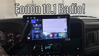 INSTALLING EONON 101quot ANDROID 13 WIRELESS CARPLAYANDROID AUTO CAR STEREO IN MY YUKON [upl. by Normandy941]