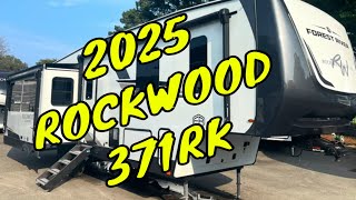 NEW UPDATED 2025 ROCKWOOD SIGNATURE 371RK 5TH WHEEL Dodd RV FOREST RIVER SOLAR WALKTHROUGH [upl. by Cristobal]