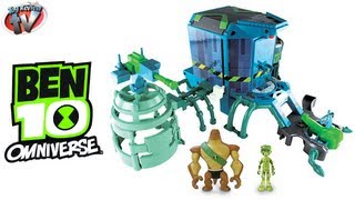 BEN 10 OMNIVERSE TOYS Alien Transformation Station Playset Toy Review Video [upl. by Acinorej]