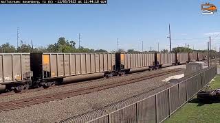 BNSF 6239 leads a coal train in Rosenberg TX [upl. by Deck]