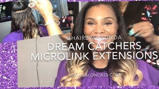 How to do micro link hair extensions  hairbyshaunda [upl. by Cypro]