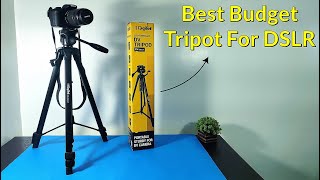 Best Budget Tripod For DSLR  Tripod For Canon Eos 1500D  55250 mm Lens [upl. by Klecka95]