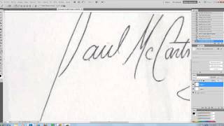 Photoshop tutorial  Digitaliza tu firma español [upl. by Autumn]