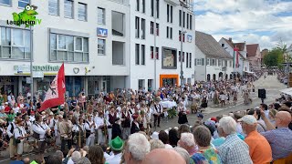 4 K Kinder und Heimatfest Laupheim  Großer Festumzug Sonntag 2024  4k identisch zu HD [upl. by Poock]