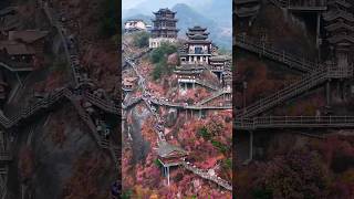 Journey Through Enchanting Mountain Villages shorts travel trending village mountains music [upl. by Hutchison]