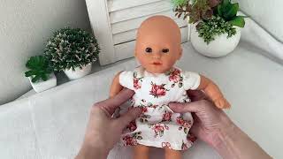 Reborn doll clothes corolle doll dress pattern [upl. by Erdnad]