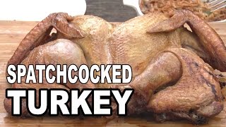 How to Spatchcock a Turkey  Recipe [upl. by Karmen]