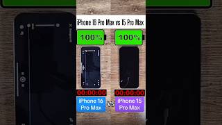 iPhone 16 Pro Max vs iPhone 15 Pro Max Battery Comparison Test 😱 [upl. by Sirhc748]