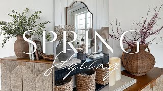 Spring Styling Ideas  Console Table amp Sideboard  Spring 2024 [upl. by Ursal]