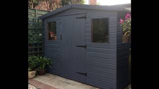 Fence and Shed Paint  Prestwich Blue [upl. by Yuht]