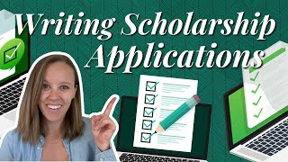 How to Write an Application for a Scholarship [upl. by Claiborn]