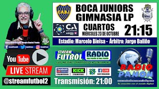 Boca Juniors vs Gimnasia LP en VIVO StreamFutbol por Radio Panón [upl. by Annairam657]