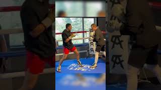 CANELO TRAINING WITH TEOFIMO LOPEZ 🔥🥊 shorts boxing viral [upl. by Yhtrod711]