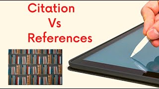 Citation vs Reference  Citation  Referencing for beginners [upl. by Antonie646]