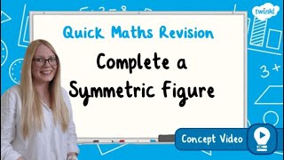 How Do You Complete a Symmetric Figure  KS2 Maths Concept for Kids [upl. by Eugenio]