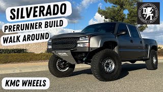 2007 Chevy Silverado Prerunner walk around Dirt King KMC Fiberwerx LQ9 37’s choppy chop [upl. by Chrystel971]