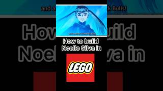 How to build Noelle Silva from blackclover in lego  anime noelle bc blackbulls [upl. by Adlecirg]