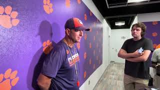 Dabo Swinney Scrimmage Report  Pt 1 [upl. by Zennas]