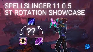 Spellslinger Arcane Mage Single Target Rotation Showcase  TWW S1 Arcane Mage 1105 [upl. by Gusba]