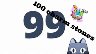 I opened 100 charm stones in pet simulator 99 [upl. by Countess]