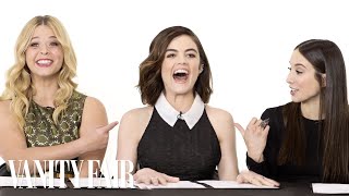 The Cast of Pretty Little Liars Takes a Lie Detector Test [upl. by Nellaf]