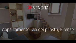 Firenze vendita appartamento panoramico via dei Pilastri zona SantAmbrogio [upl. by Adnirb]